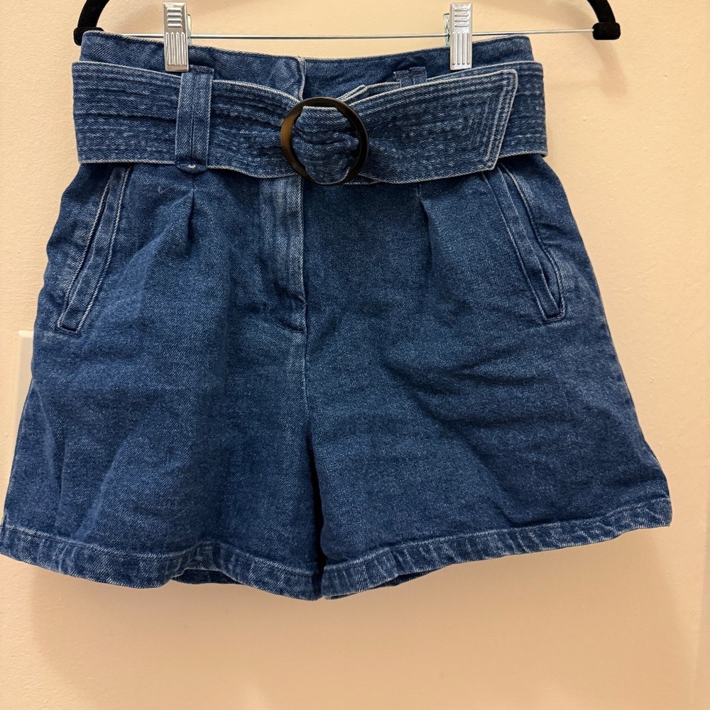 Sézane denim ROME SHORT - size small